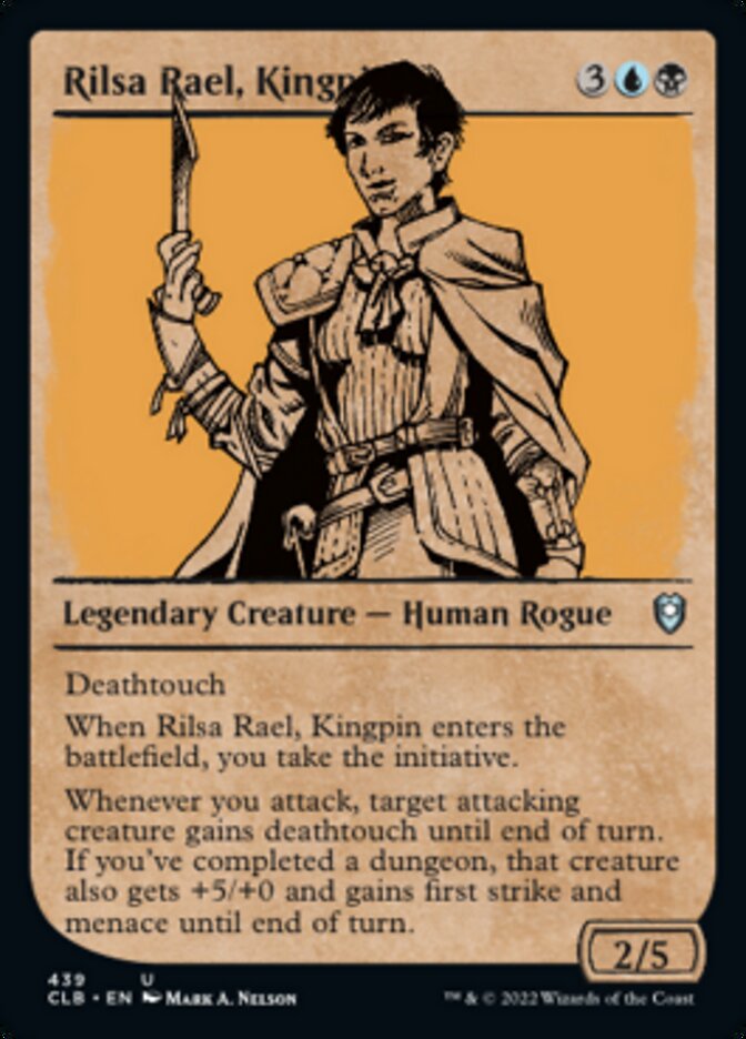 Rilsa Rael, Kingpin (Showcase) [Commander Legends: Battle for Baldur's Gate] | Game Master's Emporium (The New GME)