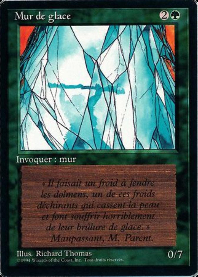 Wall of Ice [Foreign Black Border] | Game Master's Emporium (The New GME)