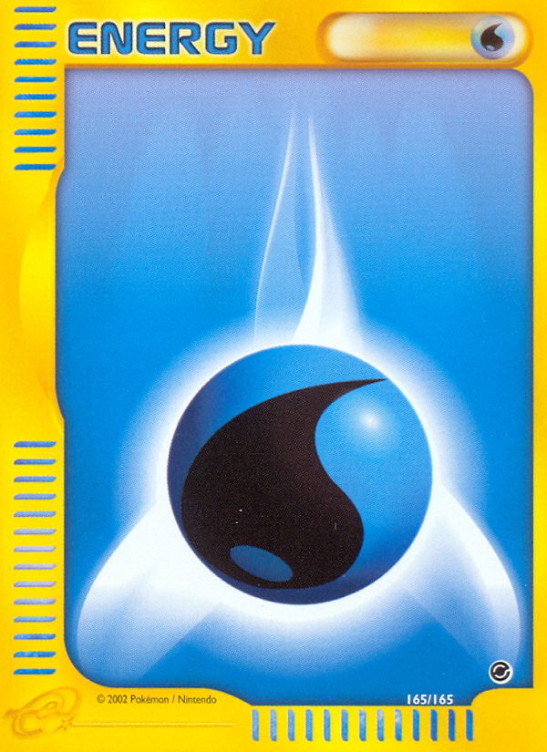 Water Energy (165/165) [Expedition: Base Set] | Game Master's Emporium (The New GME)