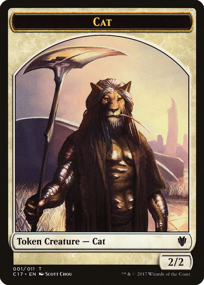 Cat Token [Commander 2017 Tokens] | Game Master's Emporium (The New GME)