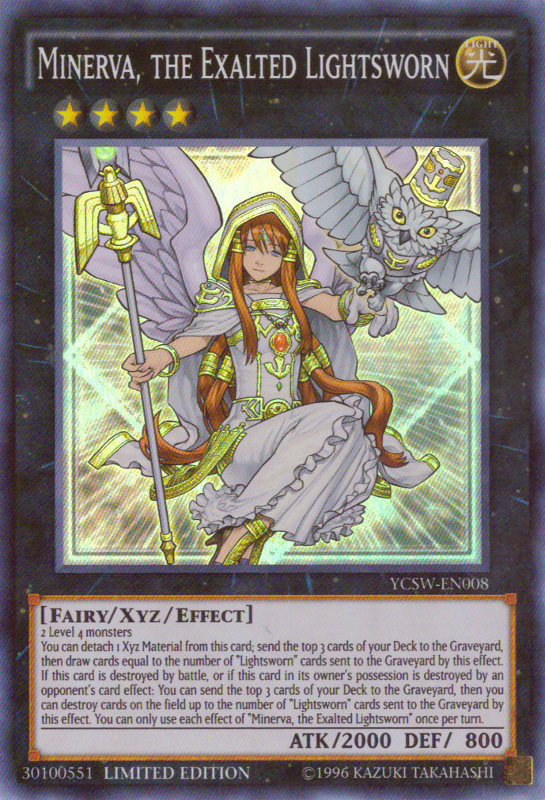 Minerva, the Exalted Lightsworn [YCSW-EN008] Super Rare | Game Master's Emporium (The New GME)