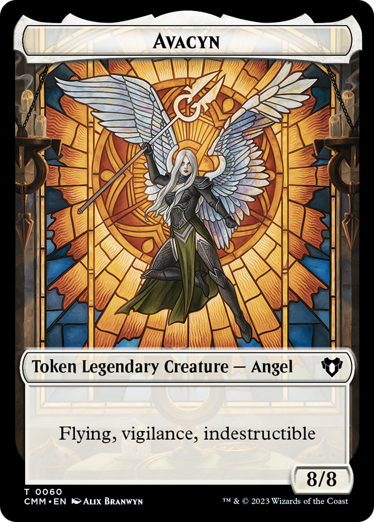 Copy (54) // Avacyn Double-Sided Token [Commander Masters Tokens] | Game Master's Emporium (The New GME)