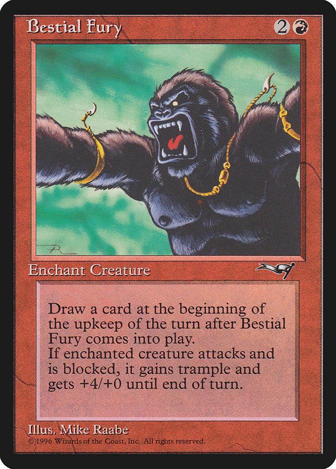 Bestial Fury (Looking Left) [Alliances] | Game Master's Emporium (The New GME)