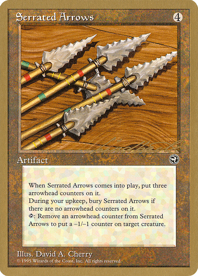 Serrated Arrows (Leon Lindback) [Pro Tour Collector Set] | Game Master's Emporium (The New GME)