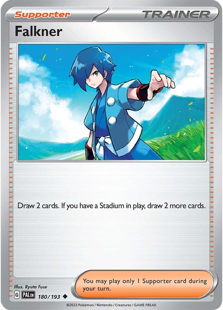 Falkner (180/193) [Scarlet & Violet: Paldea Evolved] | Game Master's Emporium (The New GME)