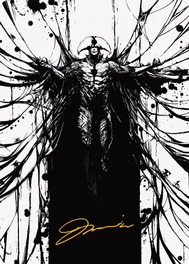 Sinew Dancer Art Card (Gold-Stamped Signature) [Phyrexia: All Will Be One Art Series] | Game Master's Emporium (The New GME)