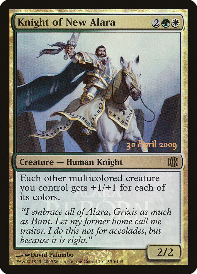 Knight of New Alara (Launch) [Alara Reborn Promos] | Game Master's Emporium (The New GME)