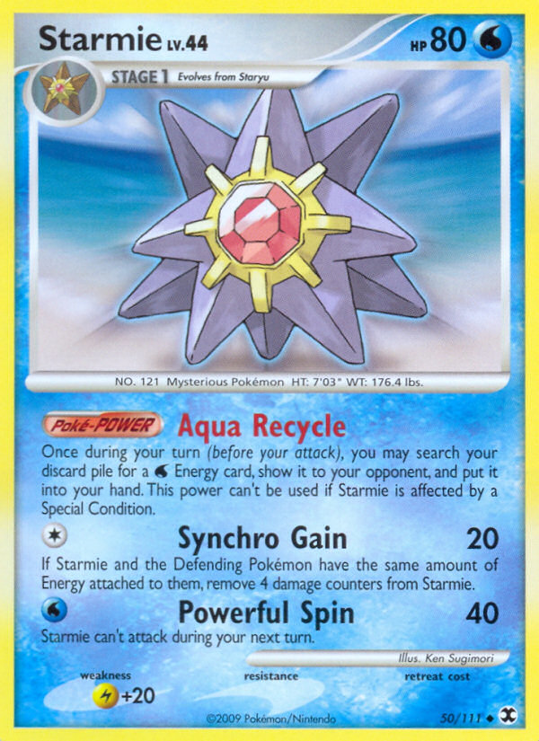 Starmie (50/111) [Platinum: Rising Rivals] | Game Master's Emporium (The New GME)