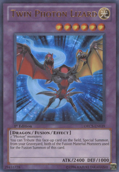 Twin Photon Lizard [ORCS-EN039] Ultra Rare | Game Master's Emporium (The New GME)