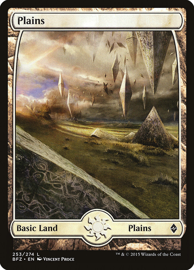 Plains (253) (Full Art) [Battle for Zendikar] | Game Master's Emporium (The New GME)