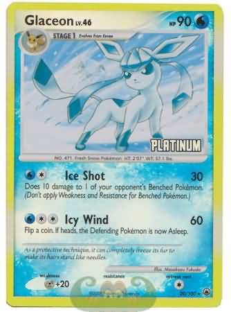 Glaceon (20/100) [Burger King Promos: 2009 Collection] | Game Master's Emporium (The New GME)