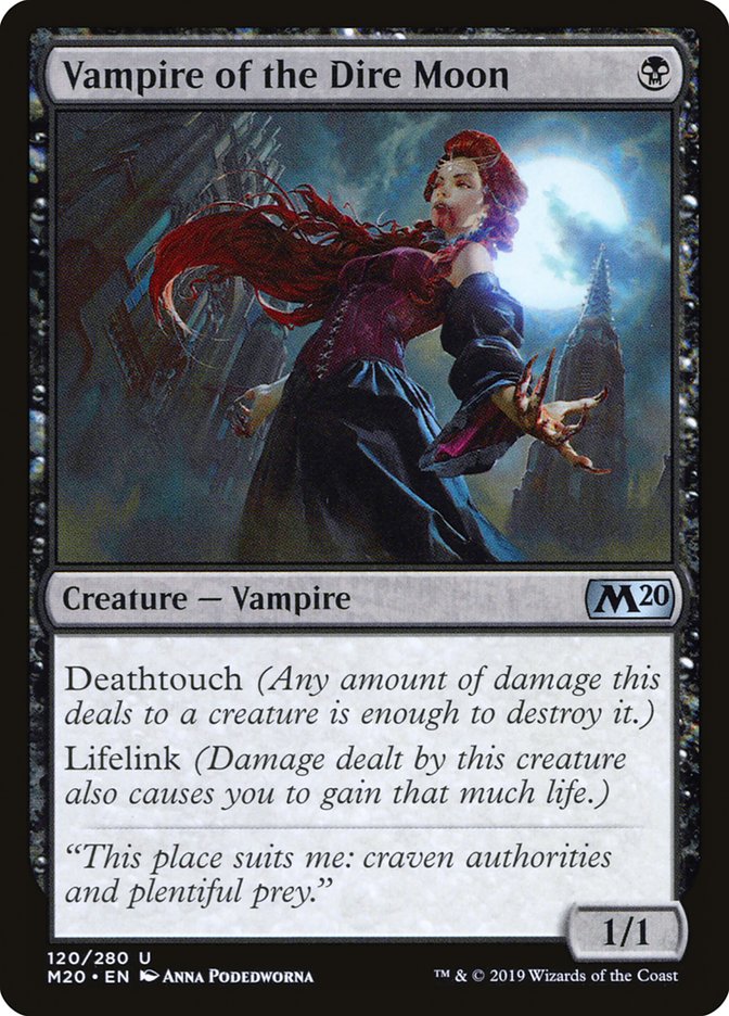 Vampire of the Dire Moon [Core Set 2020] | Game Master's Emporium (The New GME)