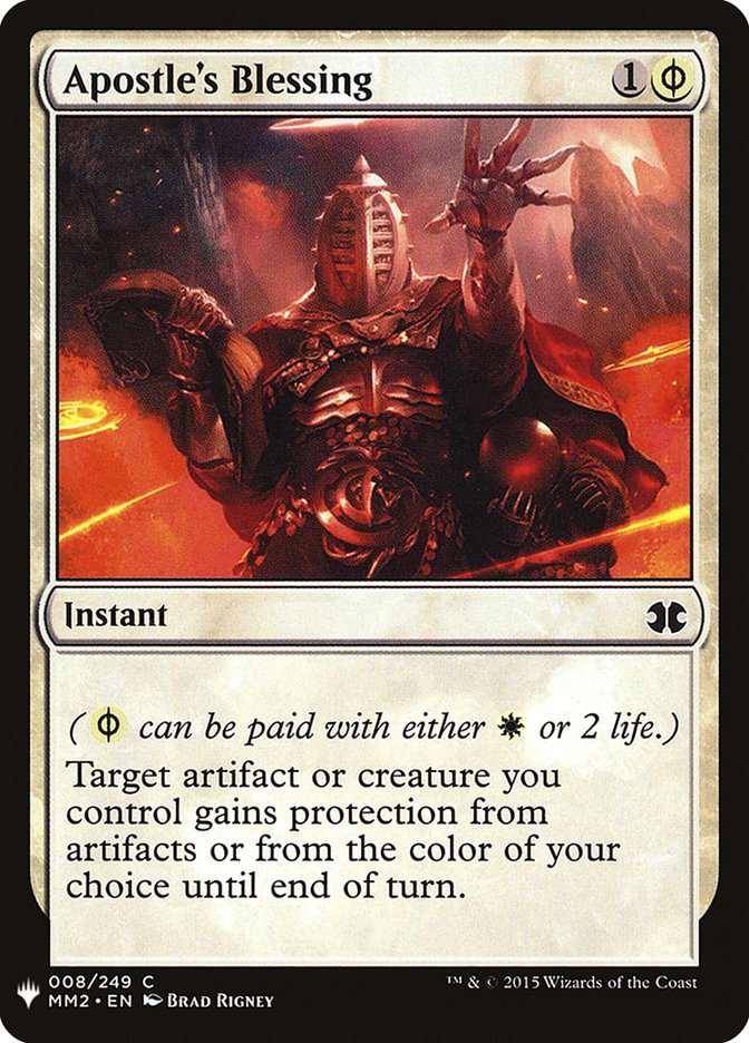 Apostle's Blessing [Mystery Booster] | Game Master's Emporium (The New GME)