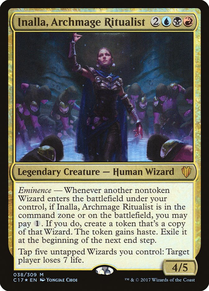 Inalla, Archmage Ritualist [Commander 2017] | Game Master's Emporium (The New GME)