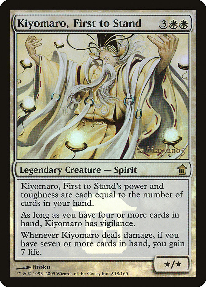 Kiyomaro, First to Stand [Saviors of Kamigawa Promos] | Game Master's Emporium (The New GME)