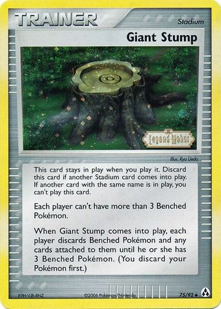 Giant Stump (75/92) (Stamped) [EX: Legend Maker] | Game Master's Emporium (The New GME)