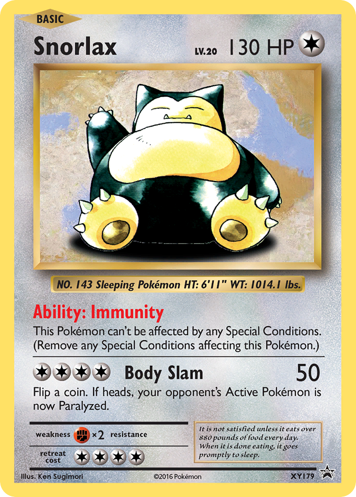 Snorlax (XY179) [XY: Black Star Promos] | Game Master's Emporium (The New GME)