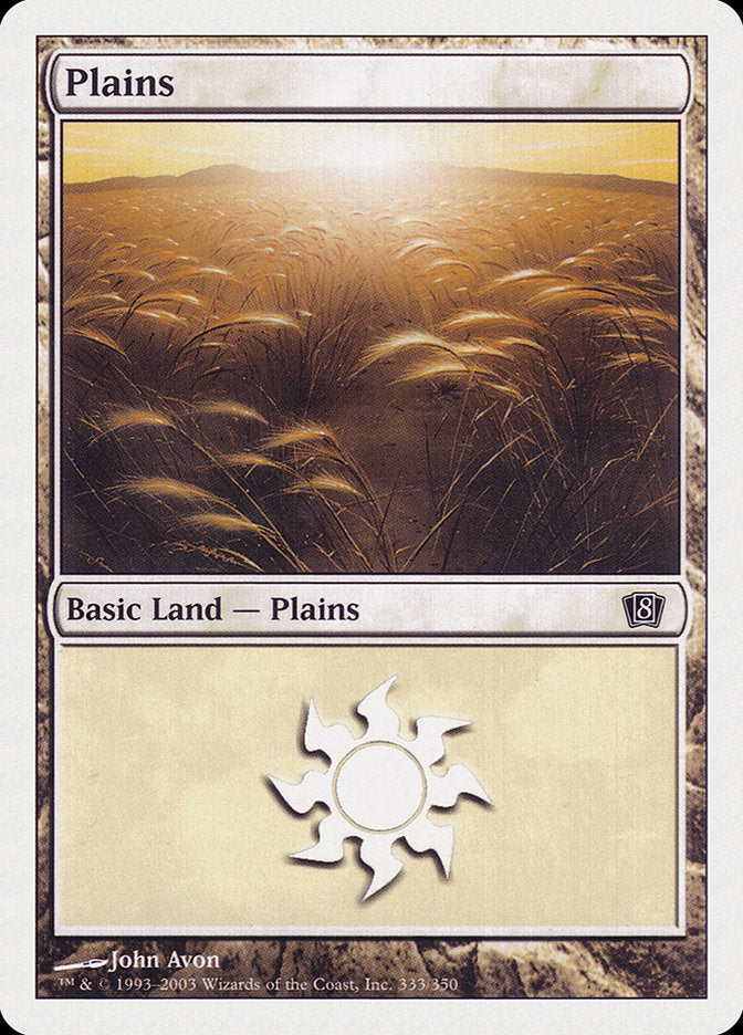 Plains (333) [Eighth Edition] | Game Master's Emporium (The New GME)