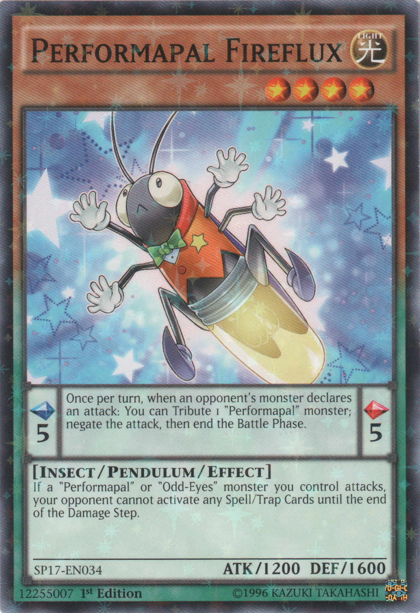 Performapal Fireflux [SP17-EN034] Starfoil Rare | Game Master's Emporium (The New GME)