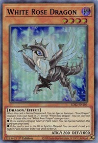 White Rose Dragon (Green) [LDS2-EN109] Ultra Rare | Game Master's Emporium (The New GME)