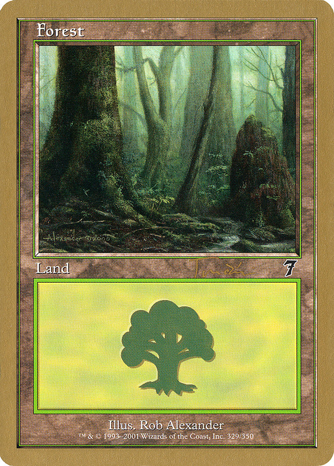 Forest (jt329) (Jan Tomcani) [World Championship Decks 2001] | Game Master's Emporium (The New GME)