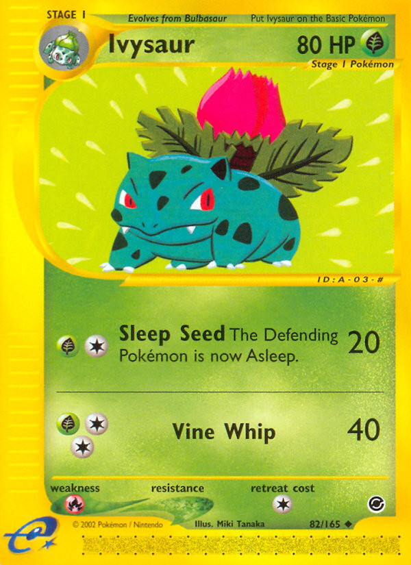 Ivysaur (82/165) [Expedition: Base Set] | Game Master's Emporium (The New GME)