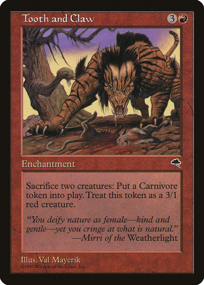 Tooth and Claw [Tempest] | Game Master's Emporium (The New GME)