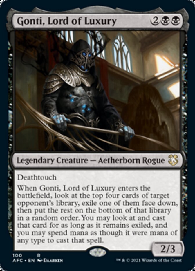 Gonti, Lord of Luxury [Dungeons & Dragons: Adventures in the Forgotten Realms Commander] | Game Master's Emporium (The New GME)
