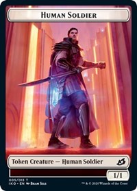 Human Soldier (005) // Zombie Double-Sided Token [Commander 2020 Tokens] | Game Master's Emporium (The New GME)