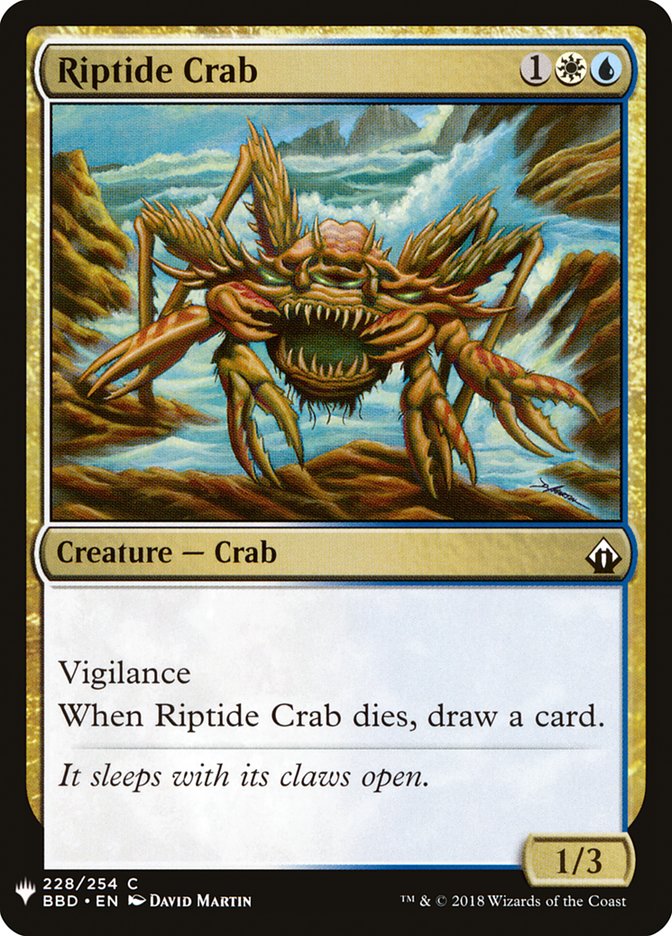 Riptide Crab [Mystery Booster] | Game Master's Emporium (The New GME)