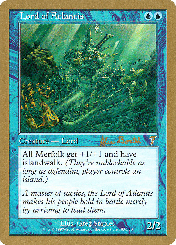 Lord of Atlantis (Alex Borteh) [World Championship Decks 2001] | Game Master's Emporium (The New GME)