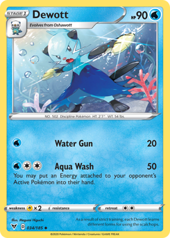 Dewott (034/185) [Sword & Shield: Vivid Voltage] | Game Master's Emporium (The New GME)