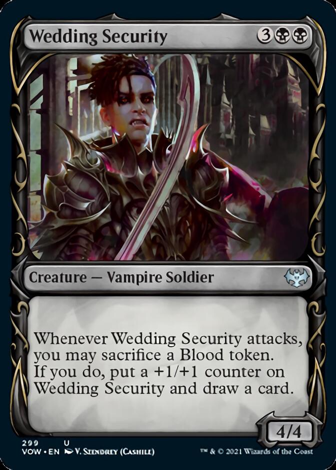 Wedding Security (Showcase Fang Frame) [Innistrad: Crimson Vow] | Game Master's Emporium (The New GME)