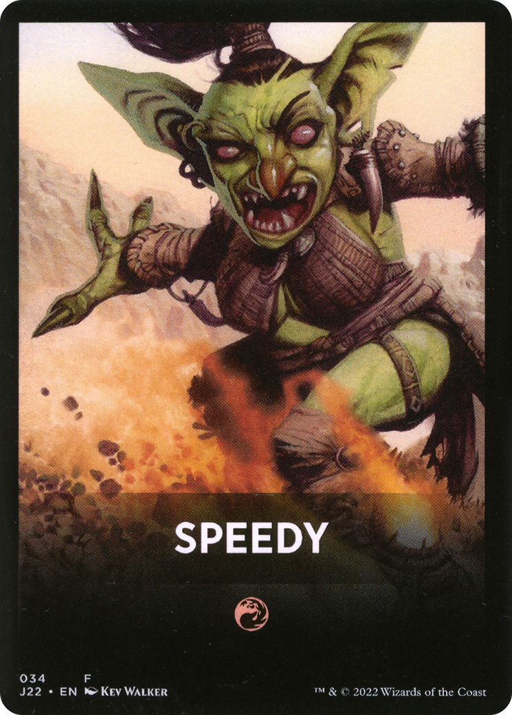 Speedy Theme Card [Jumpstart 2022 Front Cards] | Game Master's Emporium (The New GME)