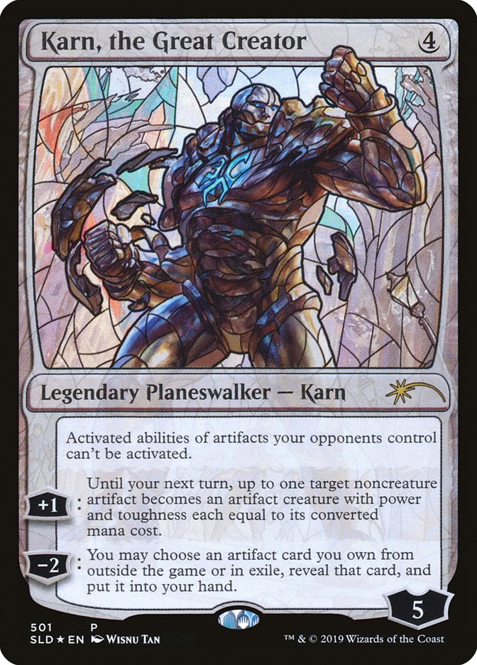 Karn, the Great Creator (Stained Glass) [Secret Lair Drop Promos] | Game Master's Emporium (The New GME)