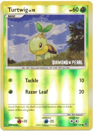 Turtwig (103/130) [Burger King Promos: 2008 Collection] | Game Master's Emporium (The New GME)