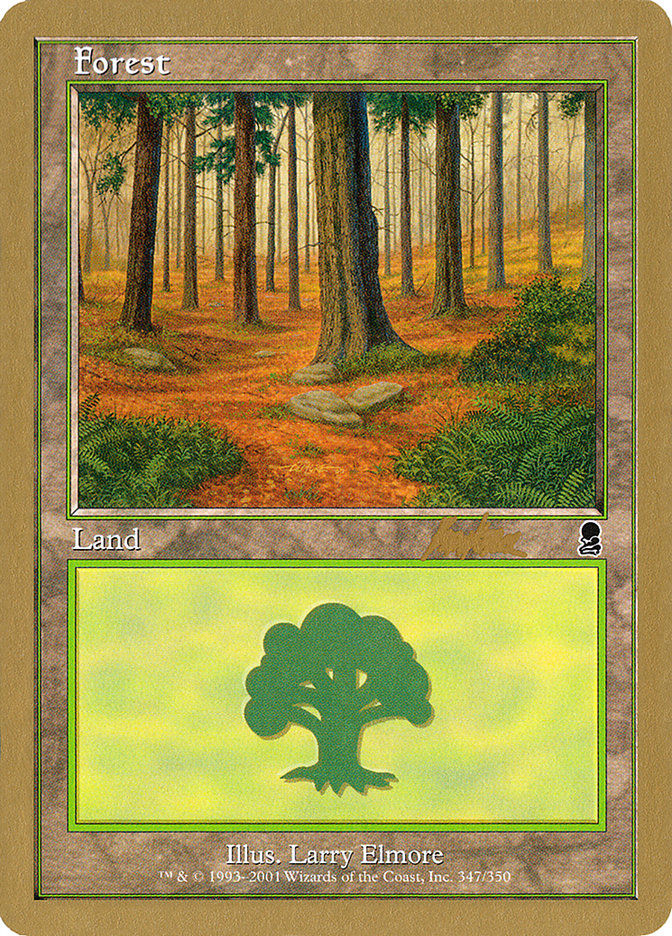 Forest (bk347) (Brian Kibler) [World Championship Decks 2002] | Game Master's Emporium (The New GME)