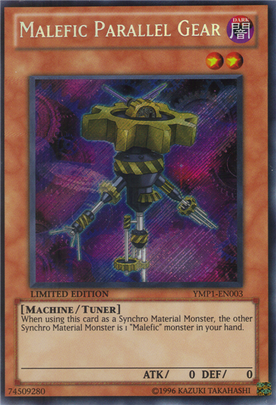 Malefic Parallel Gear [YMP1-EN003] Secret Rare | Game Master's Emporium (The New GME)