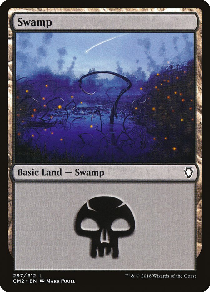 Swamp (297) [Commander Anthology Volume II] | Game Master's Emporium (The New GME)