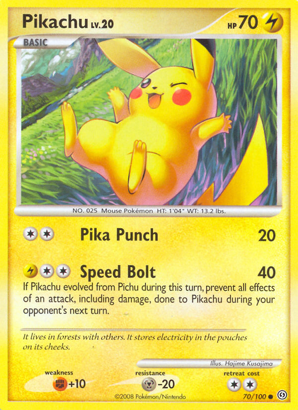 Pikachu (70/100) [Diamond & Pearl: Stormfront] | Game Master's Emporium (The New GME)