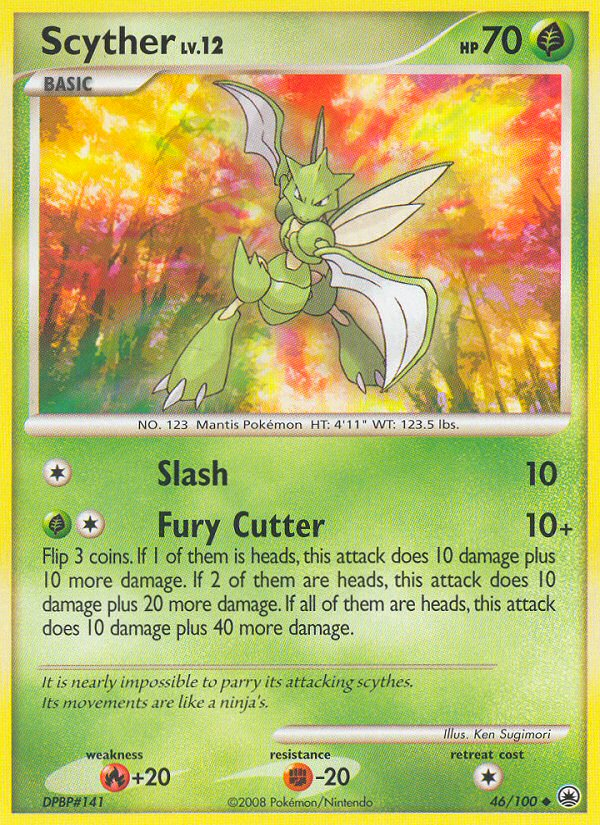 Scyther (46/100) [Diamond & Pearl: Majestic Dawn] | Game Master's Emporium (The New GME)