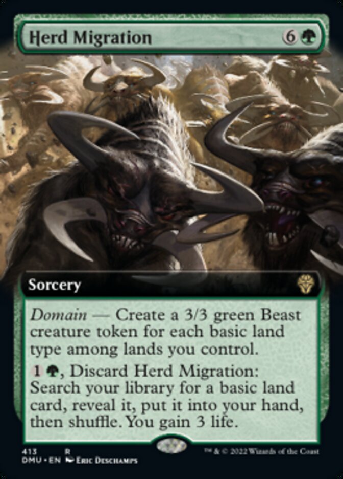 Herd Migration (Extended Art) [Dominaria United] | Game Master's Emporium (The New GME)