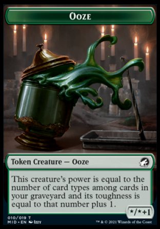 Ooze Token [Innistrad: Midnight Hunt Tokens] | Game Master's Emporium (The New GME)