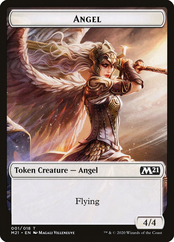 Angel Token [Core Set 2021 Tokens] | Game Master's Emporium (The New GME)