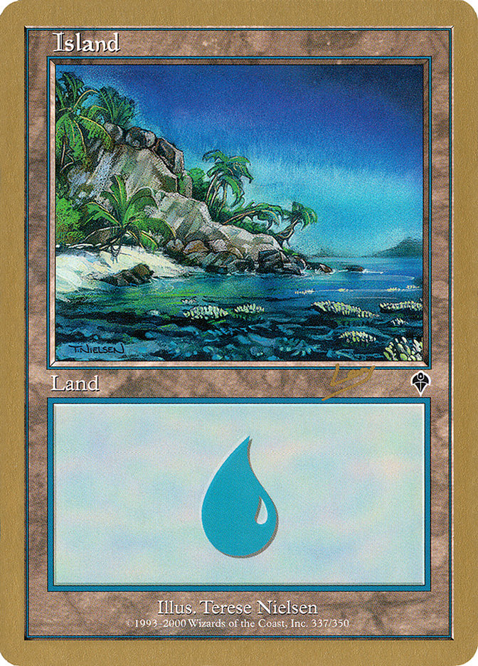Island (rl337a) (Raphael Levy) [World Championship Decks 2002] | Game Master's Emporium (The New GME)