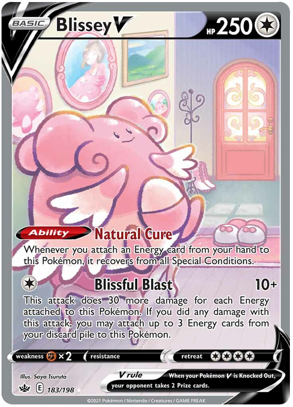 Blissey V (183/198) [Sword & Shield: Chilling Reign] | Game Master's Emporium (The New GME)