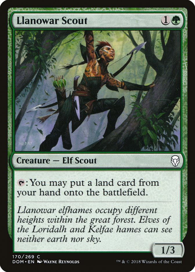 Llanowar Scout [Dominaria] | Game Master's Emporium (The New GME)