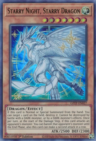 Starry Night, Starry Dragon [GFTP-EN027] Ultra Rare | Game Master's Emporium (The New GME)