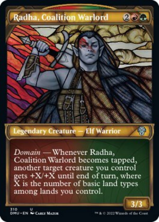 Radha, Coalition Warlord (Showcase) [Dominaria United] | Game Master's Emporium (The New GME)