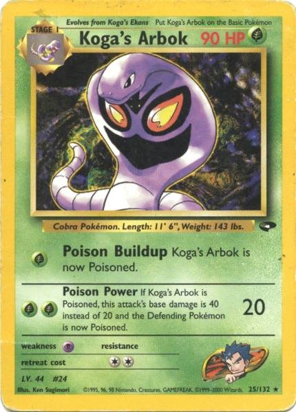 Koga's Arbok (25/132) [Gym Challenge Unlimited] | Game Master's Emporium (The New GME)